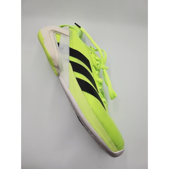 Mens Sz 10 Adidas Tennis Shoes Adizero Ubersonic 5 Low Lucid Lemon Black IH2562